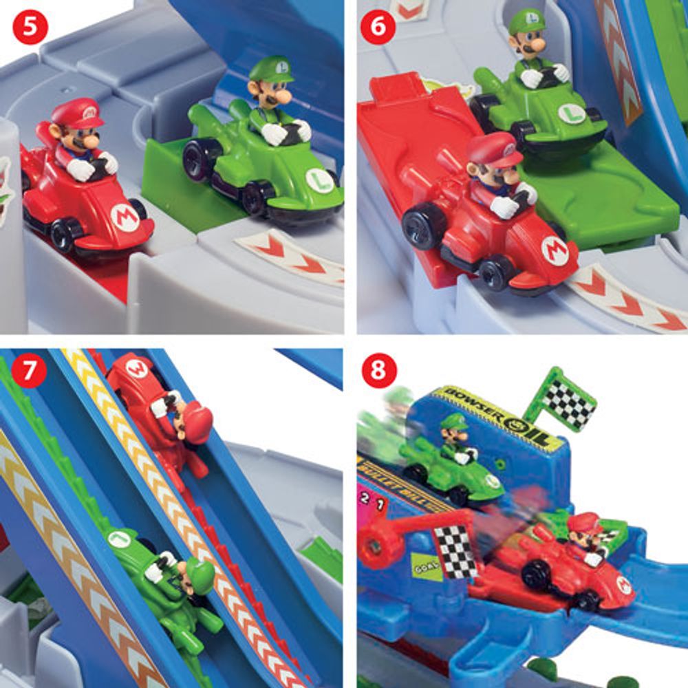 Epoch Super Mario Kart Racing Deluxe Obstacle Course Game