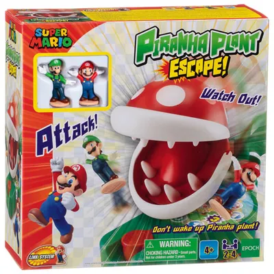 Epoch Super Mario Piranha Plant Escape! Tabletop Game
