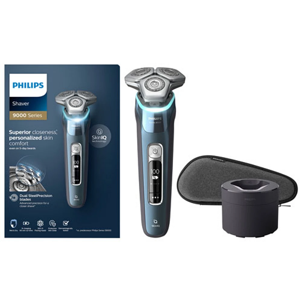 Philips Series 9000 Quick Clean Pod Wet & Dry Rotary Shaver (S9982/50)