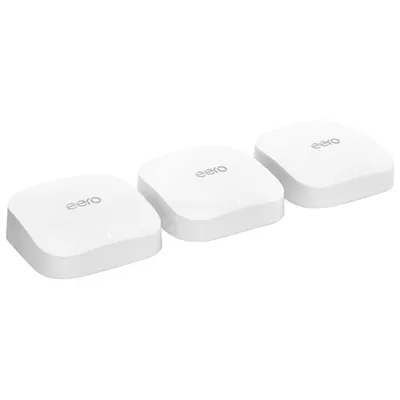 eero Pro 6E Tri-Band Whole Home Mesh Wi-Fi 6E System (S010312) - 3 Pack