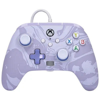 PowerA Enhanced Wired Controller for Xbox Series X|S - Lavender Swirl