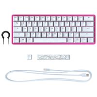 HyperX Alloy Origins 60 Backlit Mechanical Pink Gaming Keyboard - White