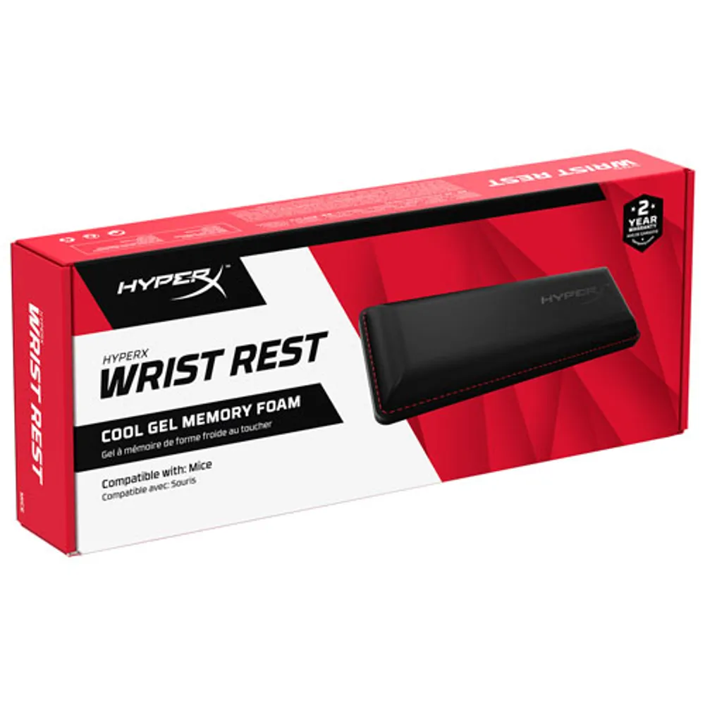 HyperX Cool Gel Memory Foam Wrist Rest for Mouse Pad- Black