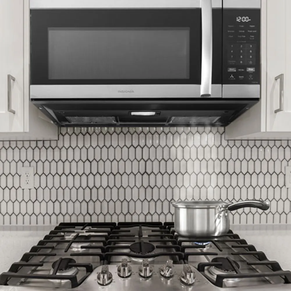 Insignia Over-The-Range Microwave - 1.7 Cu. Ft. - Stainless Steel - Only at Best Buy