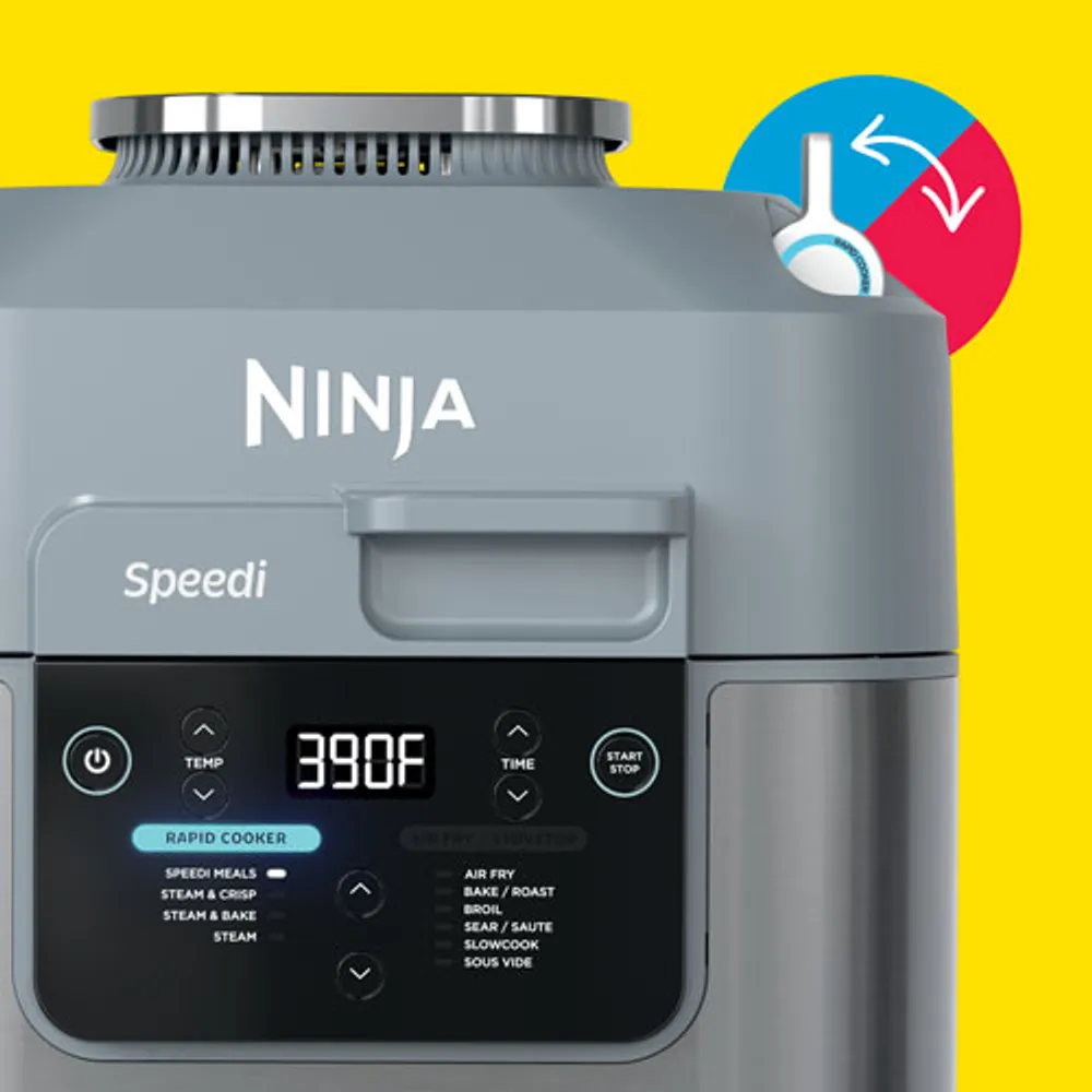 Ninja Speedi Rapid Cooker & Air Fryer - 5.67L (6QT) - Sea Slat Grey