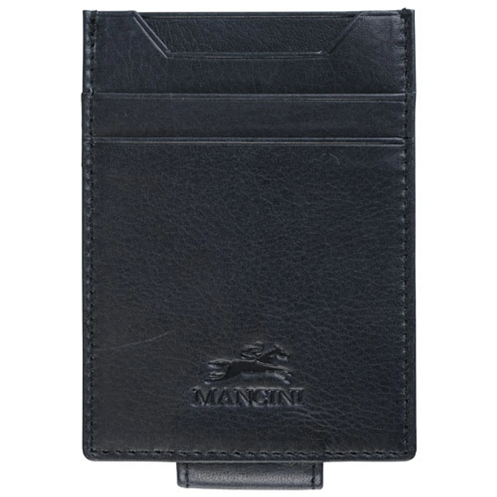 Mancini Bellagio RFID Genuine Leather Money Clip Wallet