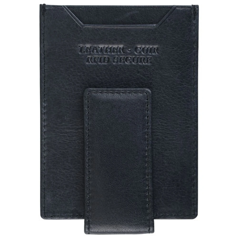 Mancini Bellagio RFID Genuine Leather Money Clip Wallet