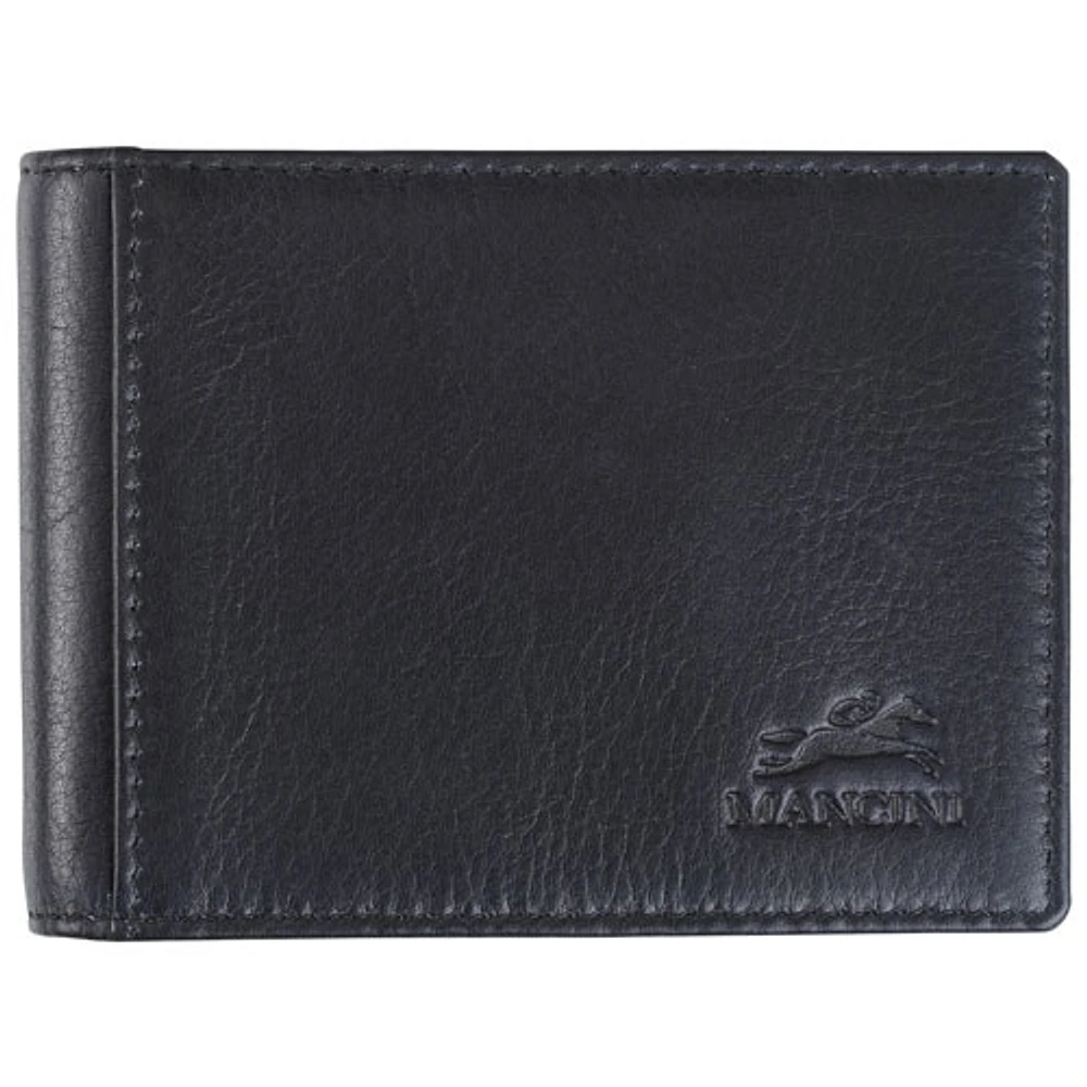 Mancini Bellagio RFID Genuine Leather Money Clip Wallet with ID Window