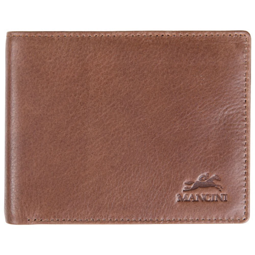 Mancini Bellagio RFID Genuine Leather Bi-fold Wallet