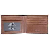 Mancini Bellagio RFID Genuine Leather Bi-fold Wallet