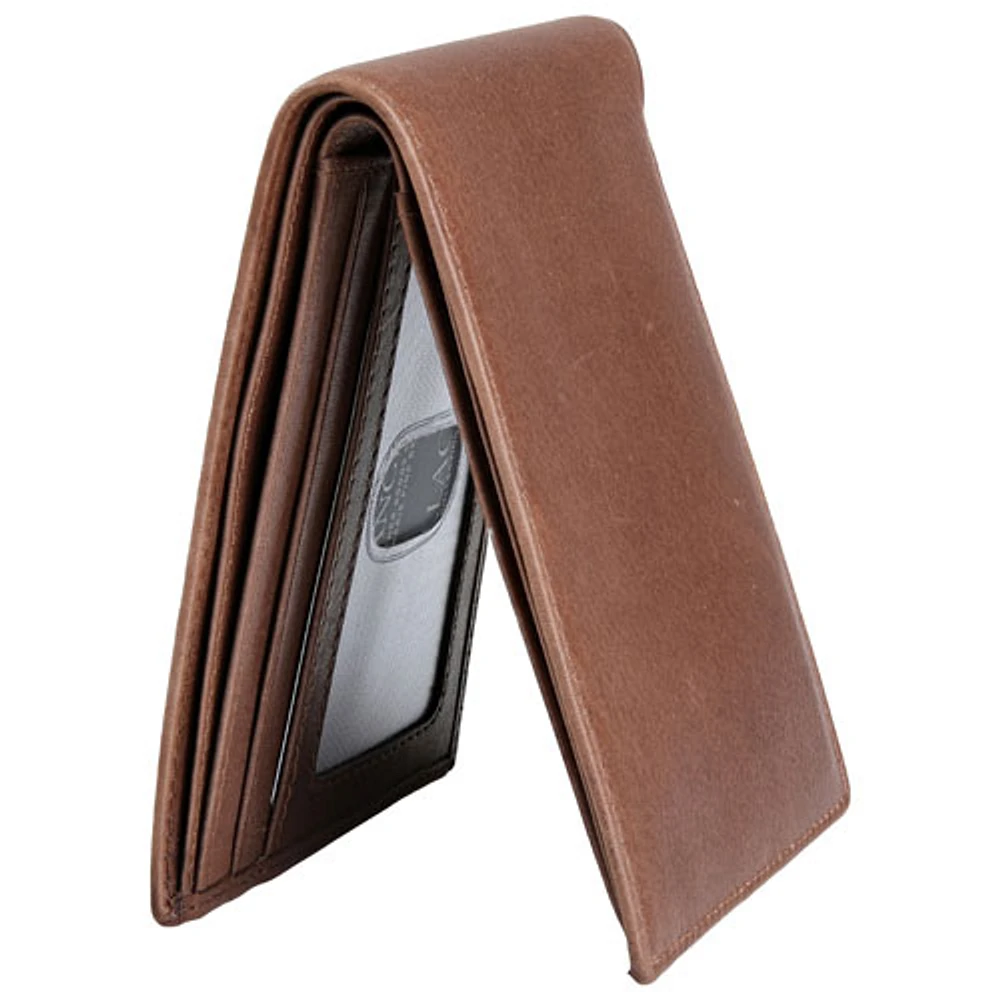 Mancini Bellagio RFID Genuine Leather Bi-fold Wallet