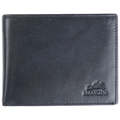 Mancini Bellagio RFID Genuine Leather Bi-fold Wing Wallet