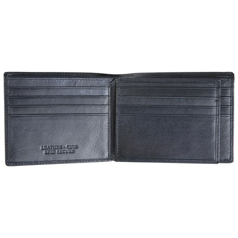 Mancini Bellagio RFID Genuine Leather Bi-fold Wing Wallet