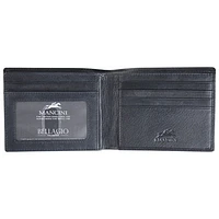 Mancini Bellagio RFID Genuine Leather Bi-fold Wing Wallet