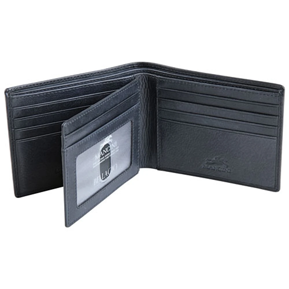 Mancini Bellagio RFID Genuine Leather Bi-fold Wing Wallet