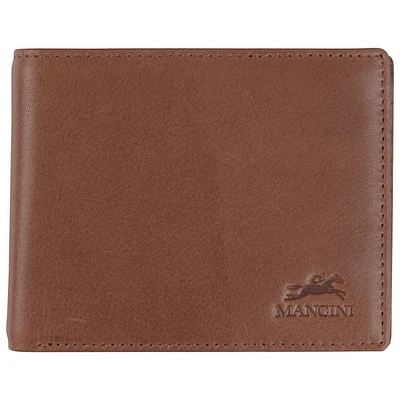 Mancini Bellagio RFID Genuine Leather Bi-fold Wing Wallet