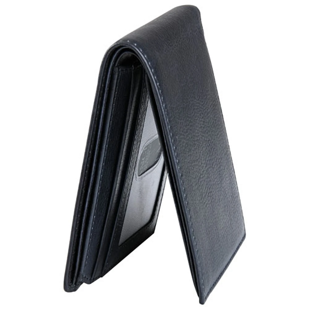 Mancini Bellagio RFID Genuine Leather Bi-fold Left Wing Wallet