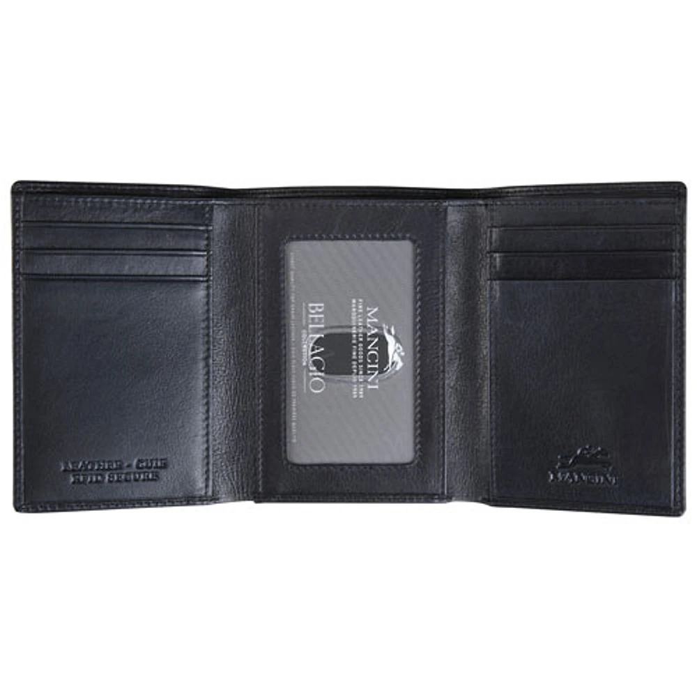 Mancini Bellagio RFID Genuine Leather Tri-fold Wallet