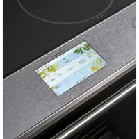 Café 30" 5.3 Cu. Ft. True Convection 5-Element Slide-In Induction Range (CHS90XM2NS5) - Platinum Glass