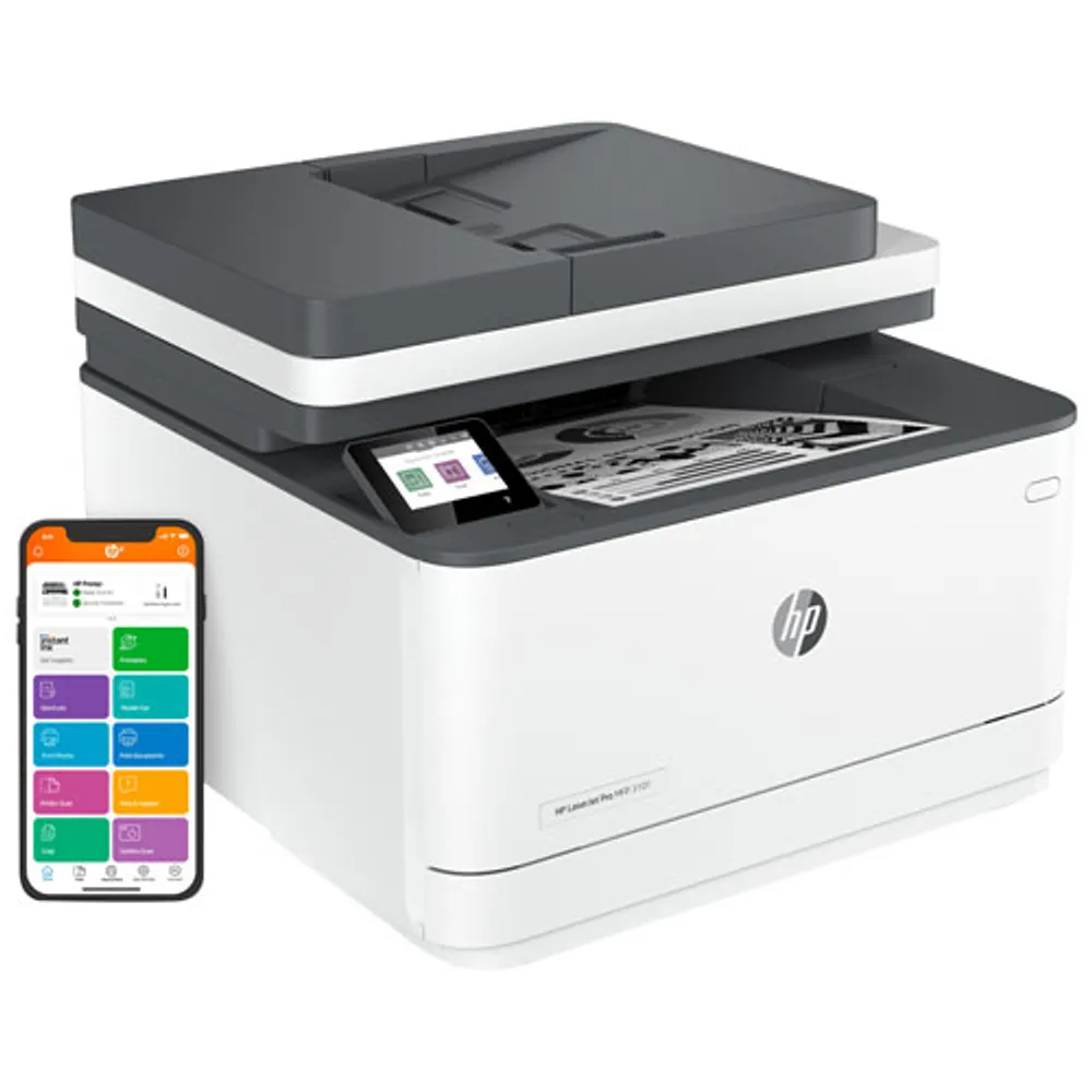 HP LaserJet Pro 3101fdw Monochrome Wireless All-In-One Laser Printer