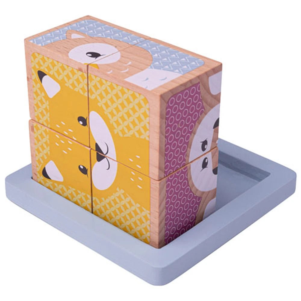 Bigjigs Woodland Cube Puzzle