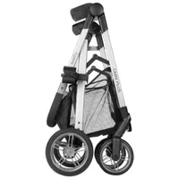 Système de transport modulaire Omni Plus avec siège d'auto de bébé LiteMax Sport d'Evenflo - Gris