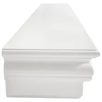 Montego 60" Mantel / Wall Shelf - White