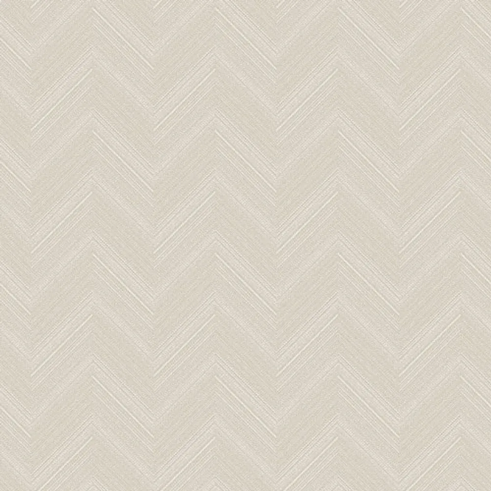 Papier peint autocollant avec motif de chevrons de RoomMates - Beige