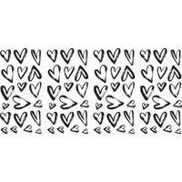 RoomMates Sketchy Hearts Peel & Stick Wall Decals