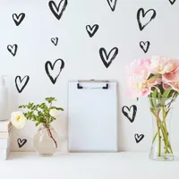 RoomMates Sketchy Hearts Peel & Stick Wall Decals