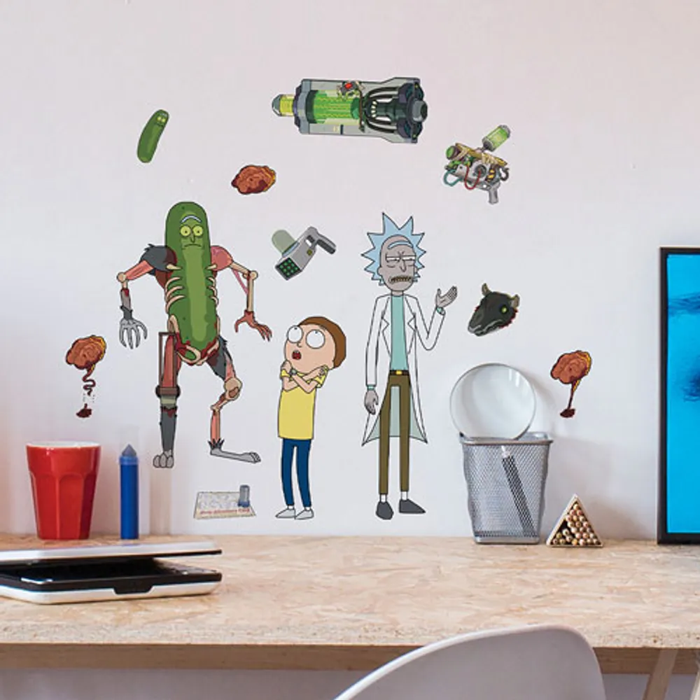 RoomMates Rick & Morty Peel & Stick Wall Decals