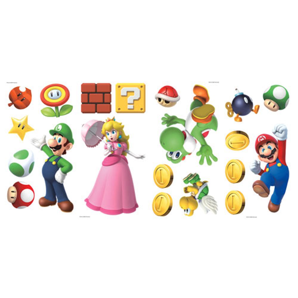 RoomMates Super Mario Brothers Wall Decals