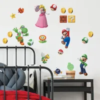 Décalcomanies murales de Super Mario Brothers de RoomMates