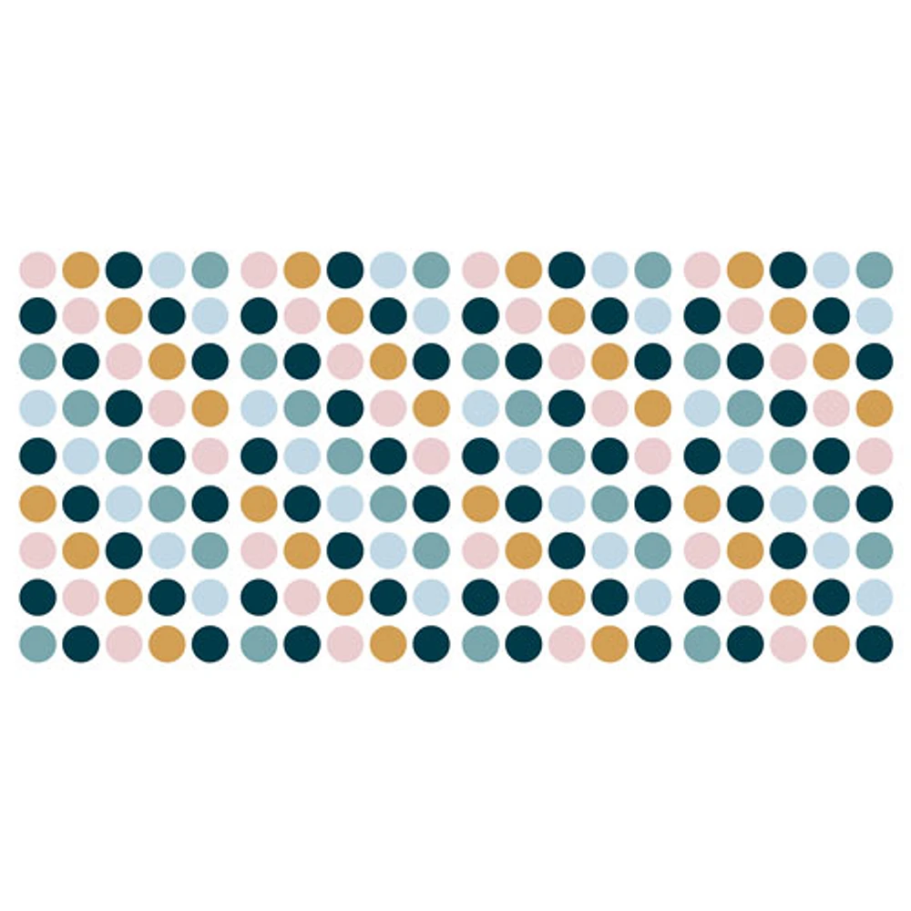 RoomMates Dot Wall Decals - Pink/Yellow/Blue Dot