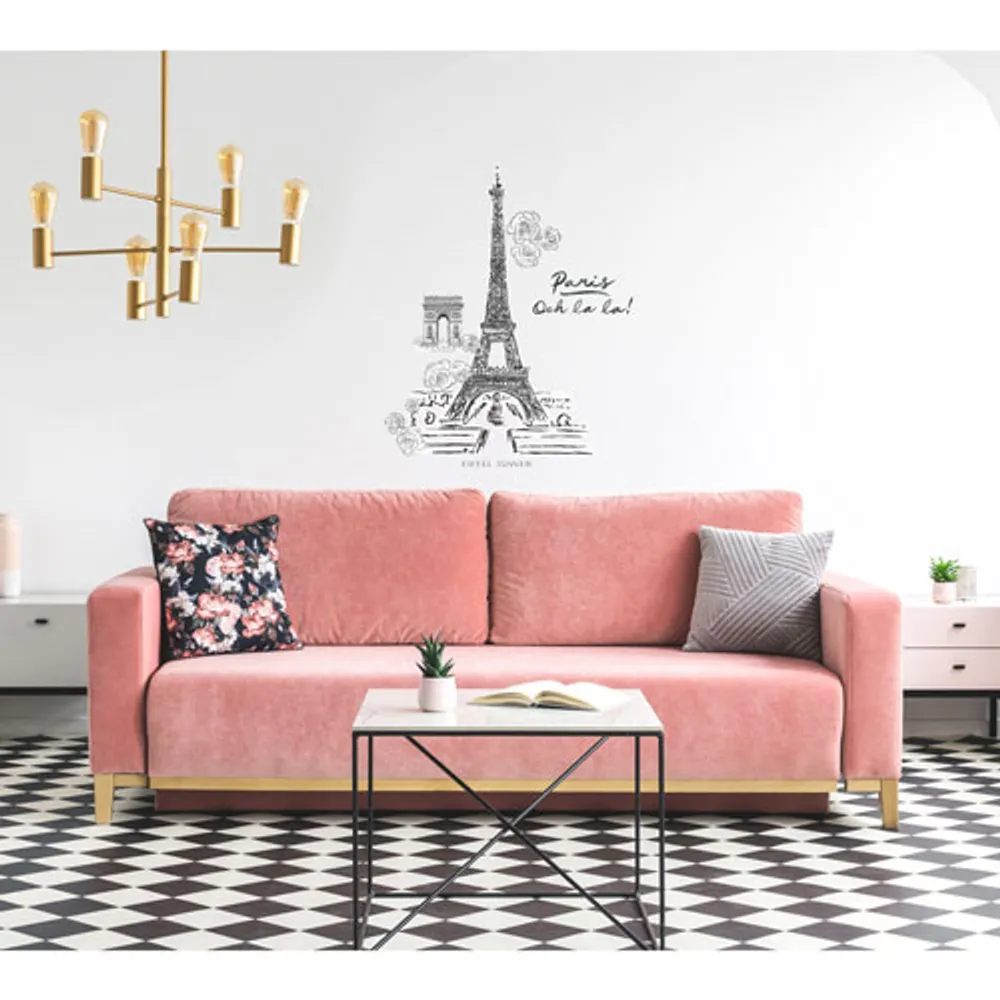 RoomMates Eiffel Tower Sketch Giant Wall Decals