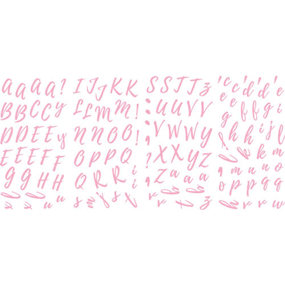 RoomMates Brush Script Alphabet Wall Decals