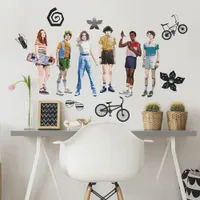 Décalcomanies murales adhésives de Stranger Things de RoomMates