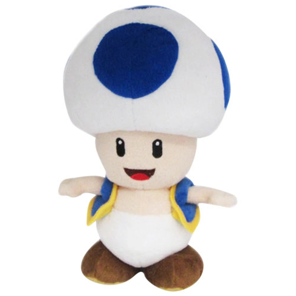 Little Buddies Super Mario Bros Blue Toad Plush