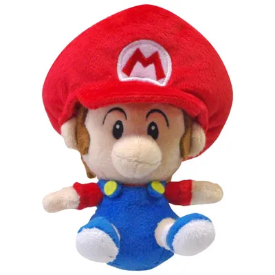 Little Buddies Super Mario Bros Baby Mario Plush