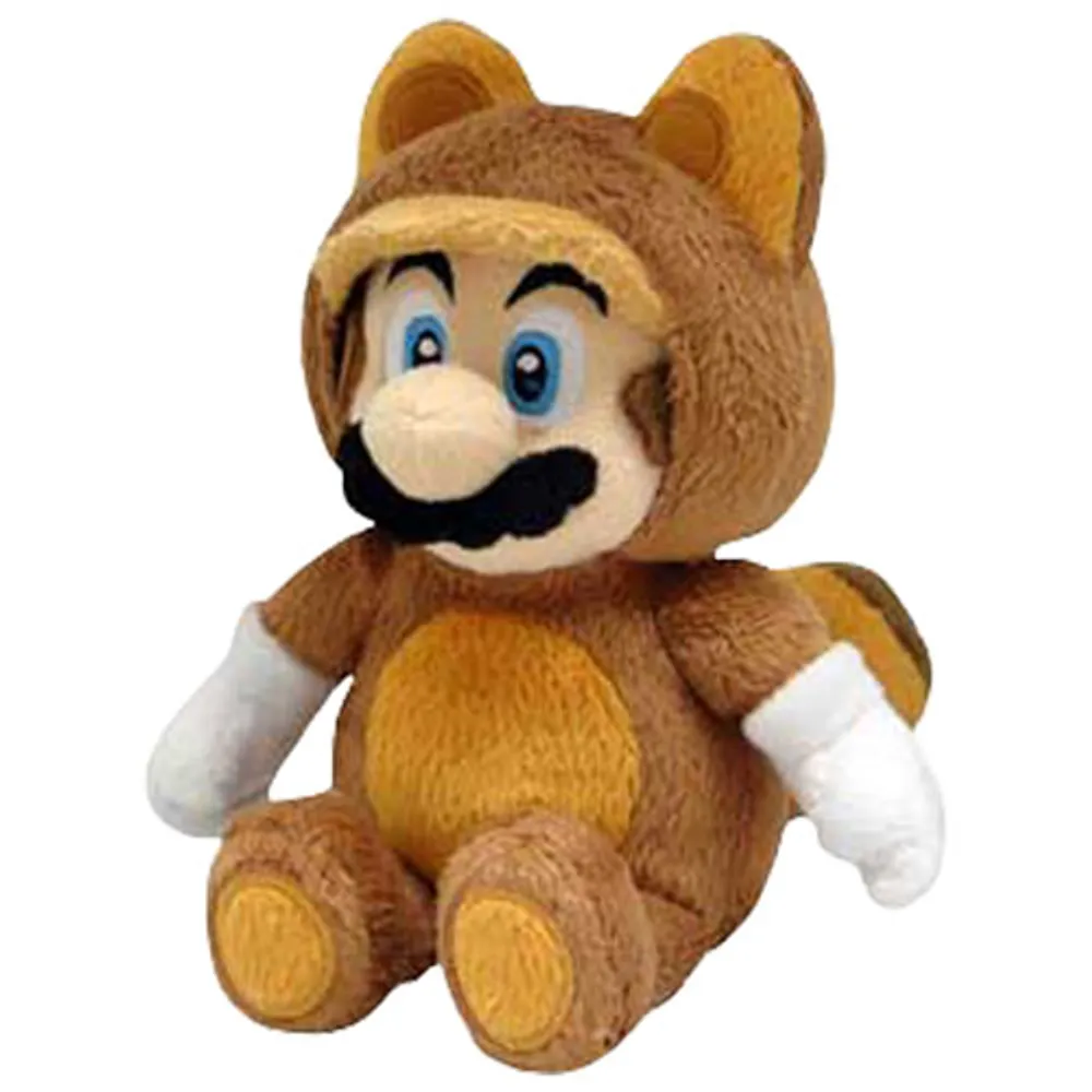 Little Buddies Super Mario Bros Tanooki Mario Plush