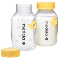 Medela 5 oz. Breast Milk Bottle Set - 6-Pack - Clear