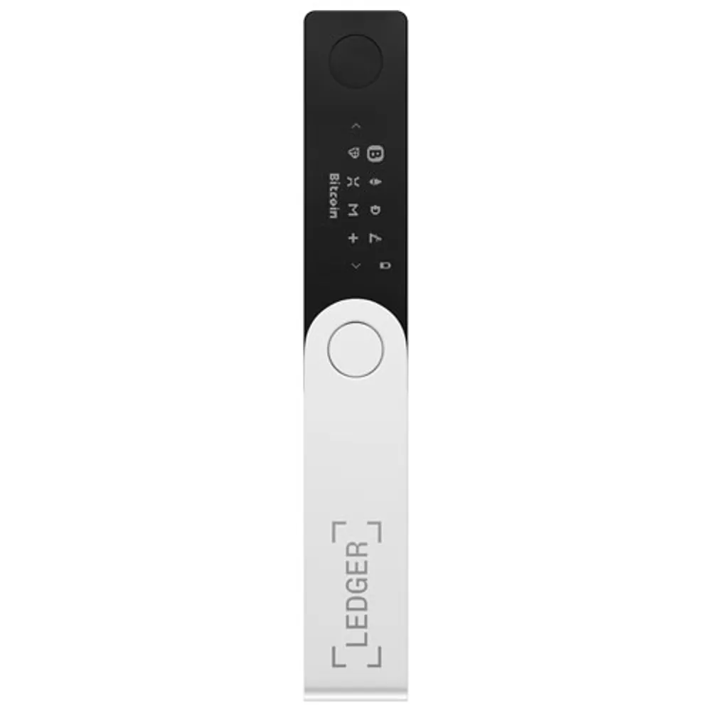 Ledger Nano X Crypto Hardware Wallet - Onyx Black