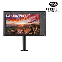 Open Box - LG UltraFine 27" 4K Ultra HD 60Hz 5ms GTG IPS LED FreeSync Monitor (27UN880-B) - Black