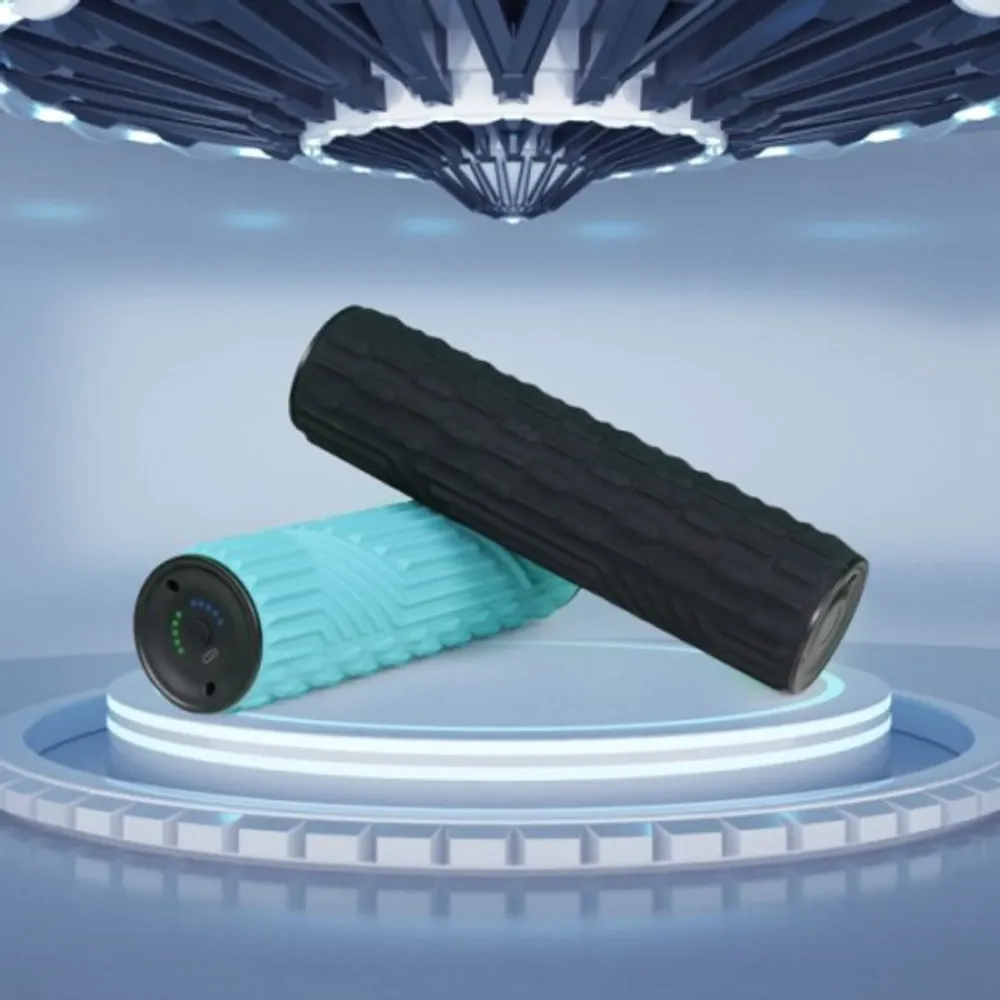 Feel Better Wellness - Vibrating Foam Roller with 3 Areas of