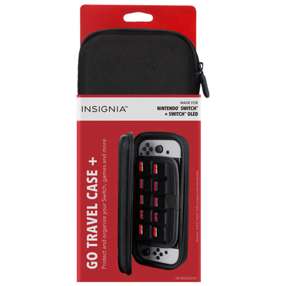 Best Buy: Insignia™ Universal Go Case + for Switch and Switch OLED Black  NS-NSGOCSO