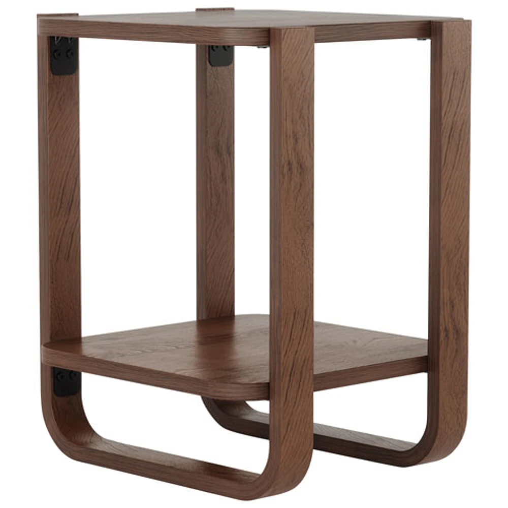 Bellwood Modern Square End Table - Aged Walnut