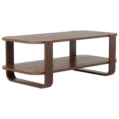 Bellwood Modern Rectangular Coffee Table - Aged Walnut