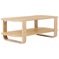 Bellwood Modern Rectangular Coffee Table - Natural