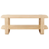 Bellwood Modern Rectangular Coffee Table - Natural