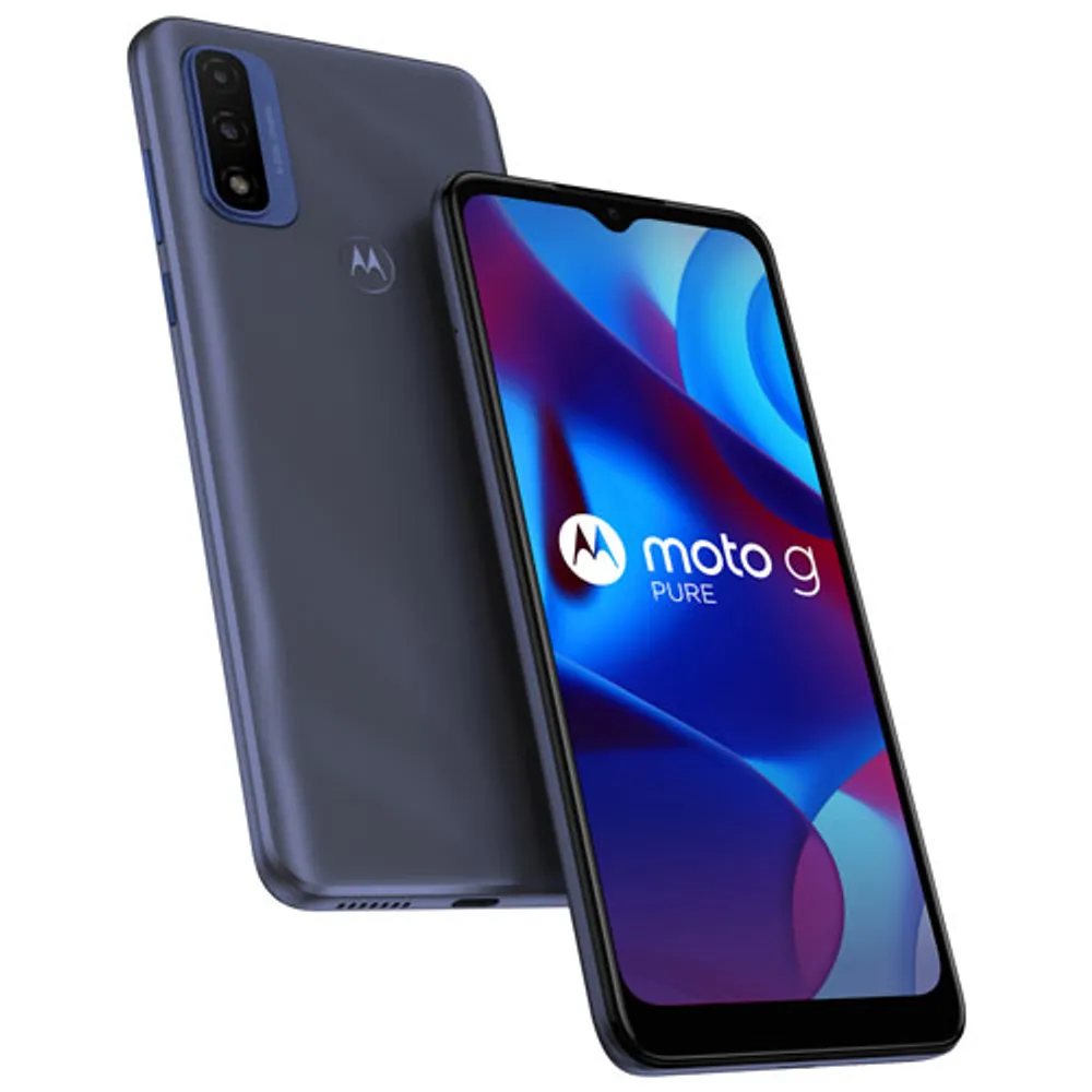 Koodo Motorola Moto G Pure 32GB - Deep Indigo - Monthly Tab Payment
